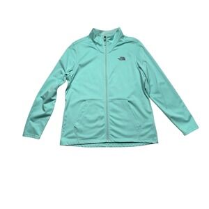 North Face Womens Full Zip Lightweight Fleece Lined Jacket XL Pockets Hiking